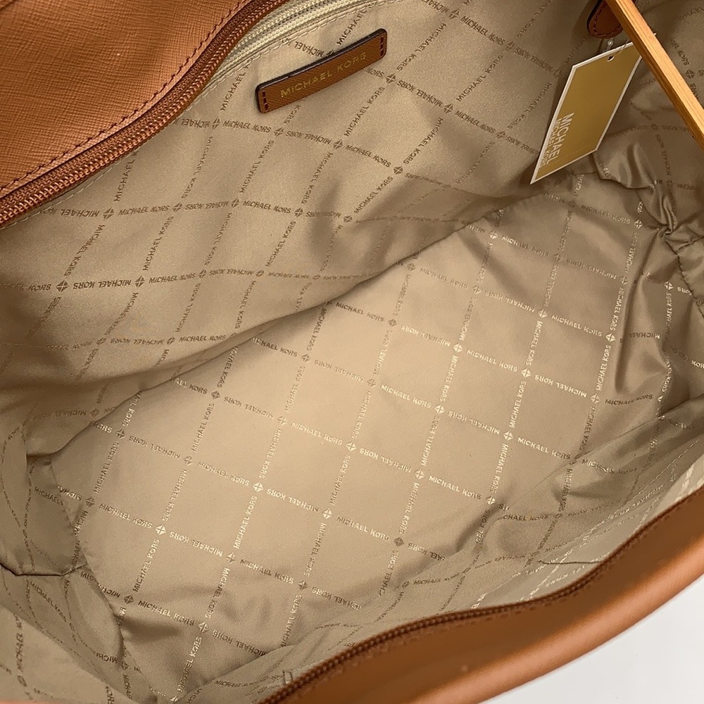 MICHAEL KORS TOP ZIP LARGE TOTE VANILLA COLOR - Picture 7 of 15